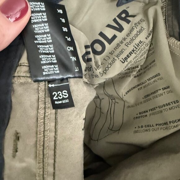 Kuhl Revolvr Patina Stretch 5 Pocket Hybrid Quick Dry Pants 5232 Mens sz 34x32 - Picture 9 of 12